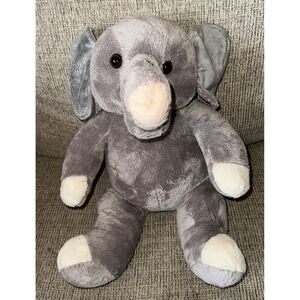 Build‎ A Bear Grey Elephant Plush BAB Gray Wild Stuffed Animal 11"